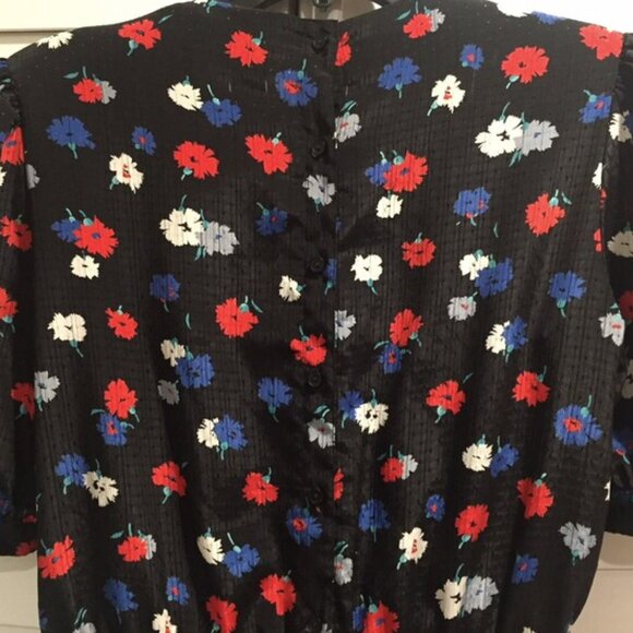 80s floral flash back mini dress - Picture 6 of 6